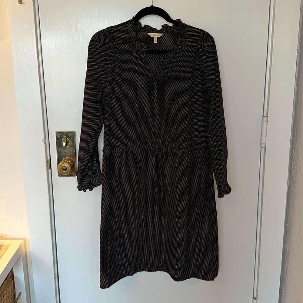 Rebecca Taylor dotted dress 100% silk